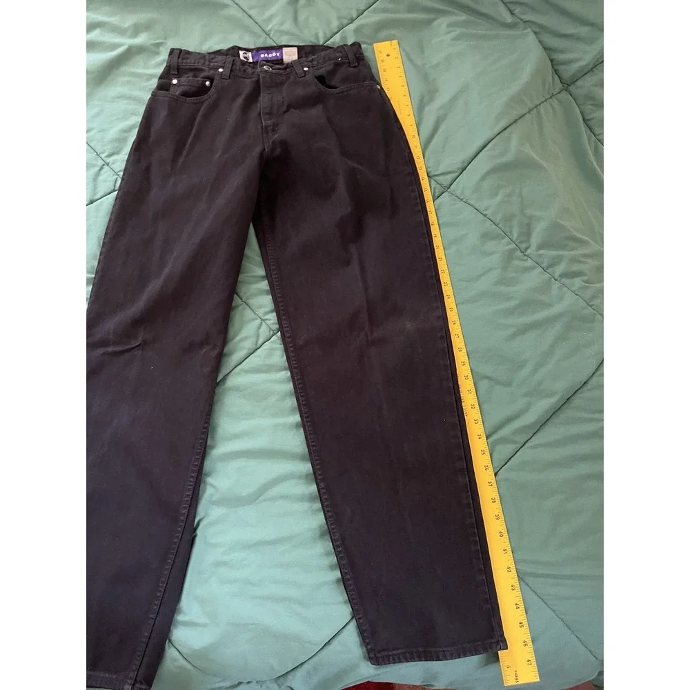 Vintage Levi's SilverTab BAGGY Fit Jeans Black Denim W34 L34 90s Skater Grunge